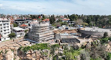 Antalya'da Hıdırlık Kulesi Seyir Terası projesi hızla ilerliyor