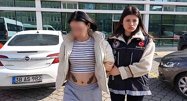 Apart otelde uyuşturucuyla yakalanan genç kadın tutuklandı