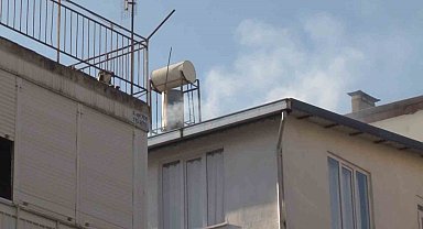 Apartmanda baca yangını korkuttu