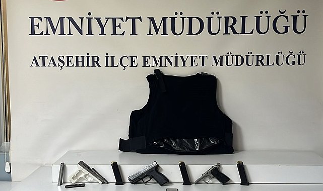 Ataşehir'de kaçak silah imalathanesinde top mermisi bulundu