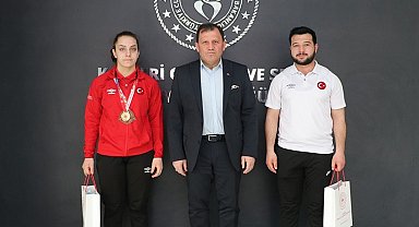 Avrupa üçüncüsü Kayserili sporcu Yunanistan yolcusu