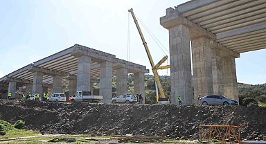 Aydın-Denizli Otoban Yolu inşaatında iş kazası