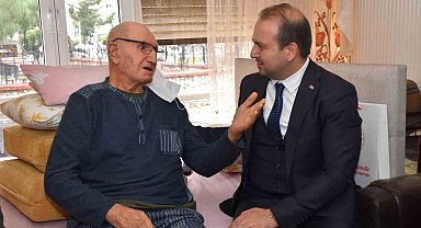 Aydın İl Sağlık Müdürü Şenkul yaşlı çınarları yalnız bırakmadı