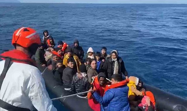 Aydın'da 20 düzensiz göçmen kurtarıldı