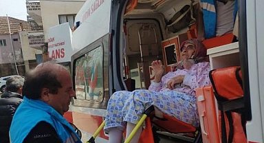 Aydın'da hastalar sandığa taşındı