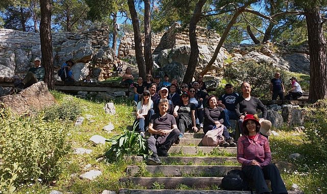 Aydınlı doğaseverler, Bodrum'un arka bahçesini gezdi