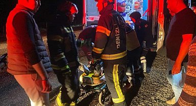 Aynı yönde giden iki araç çarpıştı: 2 yaralı