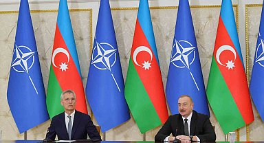 Azerbaycan Cumhurbaşkanı Aliyev, NATO Genel Sekreteri Stoltenberg'i kabul etti
