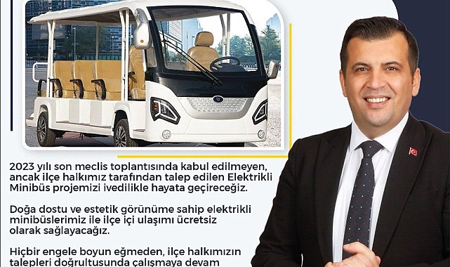 Babadağ'da elektrikli minibüs ile ücretsiz ulaşım başlayacak