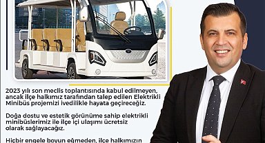 Babadağ'da elektrikli minibüs ile ücretsiz ulaşım başlayacak