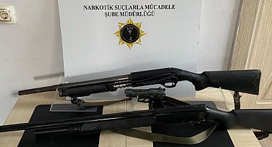 Bafra'da silah operasyonu: 3 gözaltı