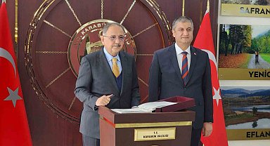 Bakan Özhaseki Karabük'te
