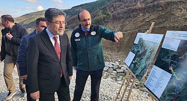 Bakan Yumaklı Haslı Barajı'nda incelemede bulundu