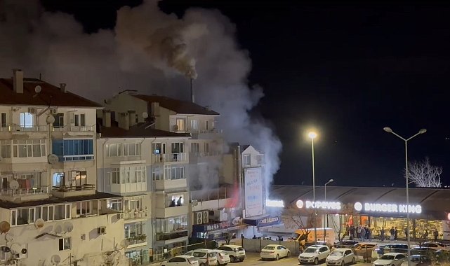 Balıkçı restoranında korkutan yangın
