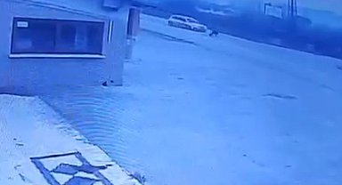 Bartın'da bir kişinin öldüğü kaza kameralara yansıdı