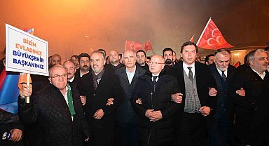 Başkan Aktaş'a İnegöl'de coşkulu karşılama