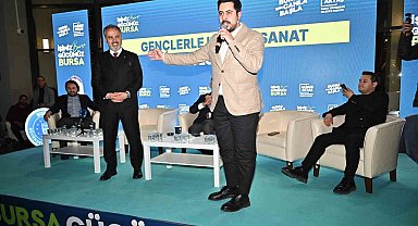 Başkan Aktaş'tan gençlerle sazlı sözlü muhabbet