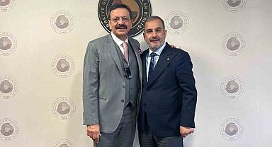 Başkan Alan, TOBB Başkanı Hisarcıklıoğlu ile görüştü