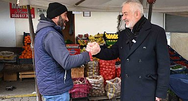 Başkan Başdeğirmen Köy Garajı esnafına projelerini anlattı