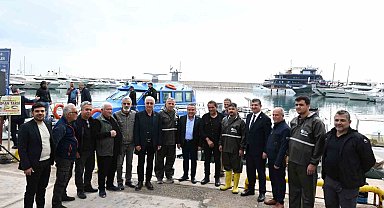 Başkan Böcek," Denizimizi koruyup, denizcilerimizi destekleyeceğiz"