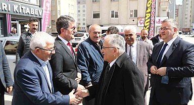 Başkan Büyükkılıç otobüsçüler esnaf odasını ziyaret etti