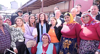 Başkan Çerçioğlu Karacasu'da vatandaşlarla buluştu