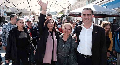 Başkan Çerçioğlu, Koçarlı'da halka fide dağıttı