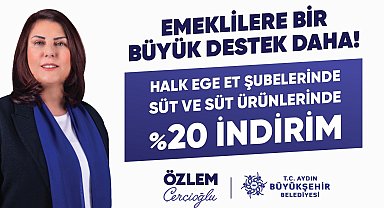 Başkan Çerçioğlu'ndan emekliye bir destek daha