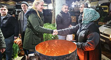 Başkan Doğan'dan gün doğmadan hal esnafını dinledi
