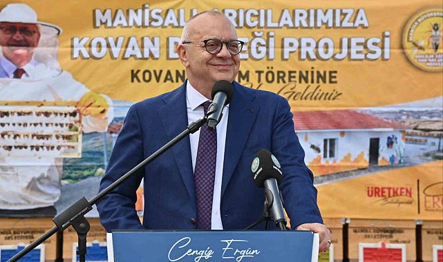 Başkan Ergün'den arıcılara 5 bin adet kovan