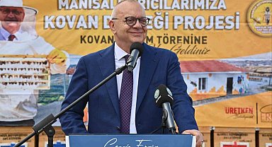 Başkan Ergün'den arıcılara 5 bin adet kovan