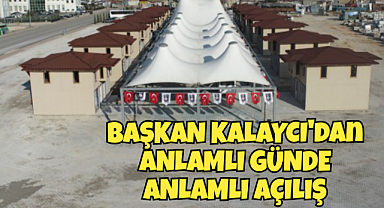 Başkan Kalaycı'dan Anlamlı Günde Anlamlı Açılış