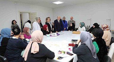 Başkan Özlü kursların yaygınlaştırılacağı müjdesini verdi