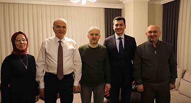 Başkan Özlü'den Yılmaz'a geçmiş olsun