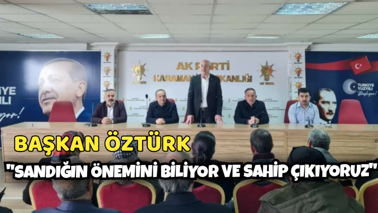 Başkan Öztürk:
