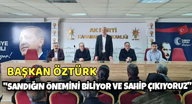 Başkan Öztürk: