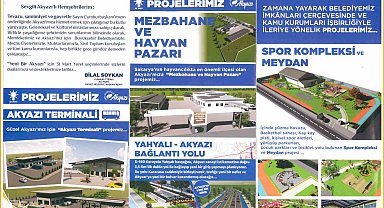 Başkan Soykan: "Akyazı için söz verdiklerimizi yaptık, yine yapacağız"