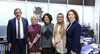Başkan Vidinlioğlu'ndan belediyenin kadın çalışanlarına 8 Mart kutlaması
