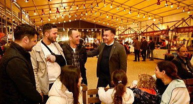 Başkan Yücel Ramazan Meydanı'nda vatandaşlarla buluştu