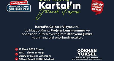 Başkan Yüksel Cumhuriyet'in ikinci yüzyılında Kartal'ın gelecek vizyonunu açıklayacak