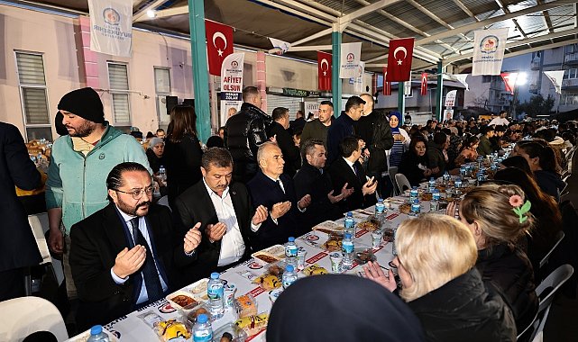 Başkan Zolan iftar yemeğinde vatandaşlarla buluştu