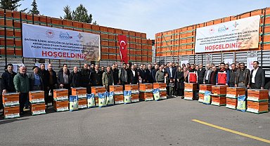 Batman'da 4 bin adet hibeli arı kovanı dağıtıldı
