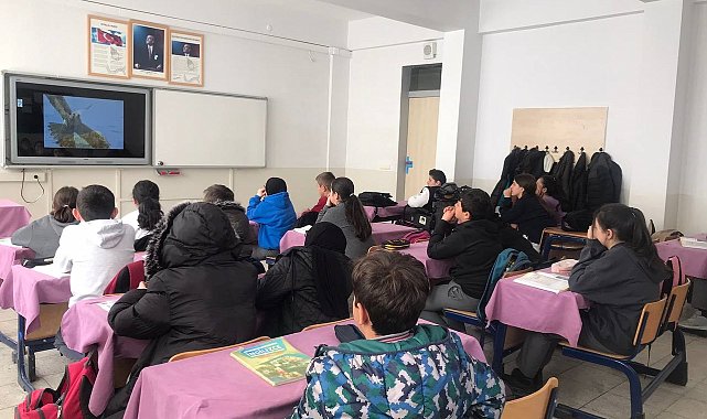 Bayburt'ta ortaokul öğrencilerine 'Tabiatı Koruma ve Biyoçeşitliliğin Önemi' konularında eğitim verildi