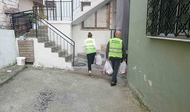 Bayraklı Belediyesinden Ramazan boyunca 13 bin kişiye iftar paketi