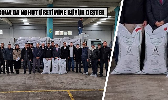 Beylikova'da nohut üretimine büyük destek