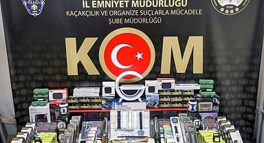 Bilecik'te gümrük kaçağı olduğu tespit edilen ürünler ele geçirildi