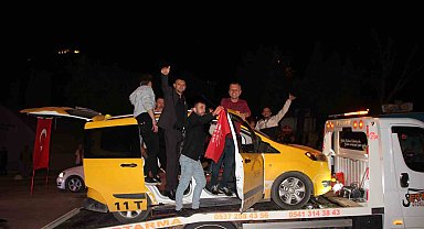 Bilecik'te ilginç seçim sevinci