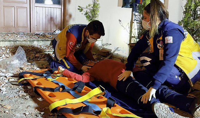 Bilecik'te nefes kesen tatbikat