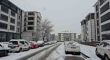 Bingöl merkez ve ilçelerinde mart sonunda kar sürprizi