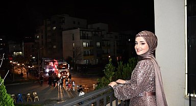 Bir garip kız isteme konvoyu: Genç tır şoförü hayalini gerçekleştirdi